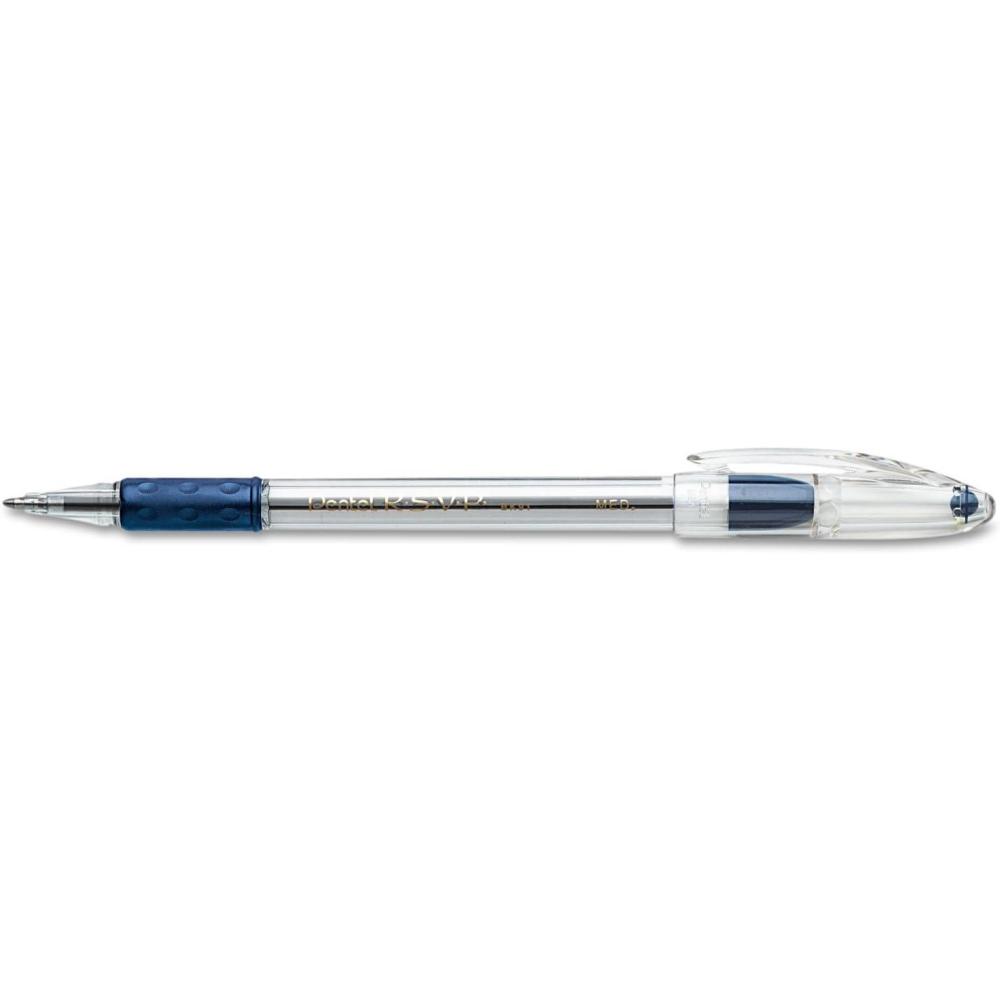 image:imagePentel RSVP Stick Ballpoint Pen Blue Ink Medium 10 mm 12 per Pack