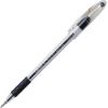 Pentel BK90A R.S.V.P. Stick Ballpoint Pen, 7mm, Trans Barrel, Black Ink, Dozen