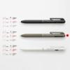 Pentel BXAW375D Calme Multi-Functional Ballpoint Pen, 0.7, Sharp 0.5, Khaki(Black Khaki)