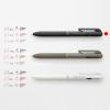 Pentel BXAW375D Calme Multi-Functional Ballpoint Pen, 0.7, Sharp 0.5, Khaki(Black Shaft)