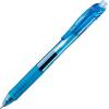 Pentel Knock Gel Ballpoint Pen Energel X, 0.5mm Needle Tip, Blue Ink (BLN105-C)(black)