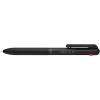 Pentel BXAC37A Calme Tri-Color Ballpoint Pen, 0.03 inches (0.7 mm), Black