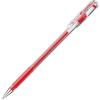Pentel K105-GA Water-Based Ballpoint Pen, Hybrid, 0.02 inches (0.5 mm), Black, 10 Pieces(10 Red)