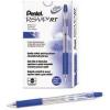 Pentel R.S.V.P. RT Ballpoint Retractable Pen, Blue Ink, Medium, Dozen (BK93-C) (PENBK93C)