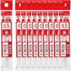 Pentel XBXS5-B Ballpoint Pen Refill, 0.5 Red, Pack of 10