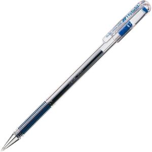 Pentel K105-GA Water-Based Ballpoint Pen, Hybrid, 0.02 inches (0.5 mm), Black, 10 Pieces(10 Blue)