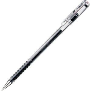 Pentel K105-GA Water-Based Ballpoint Pen, Hybrid, 0.02 inches (0.5 mm), Black, 10 Pieces(Black 10pcs)