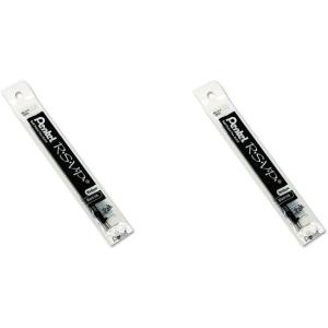 Pentel Refill Ink for BK91 Pentel R.S.V.P. Ballpoint Pen, Medium Line, Black Ink, 2-Pack (BKL10-A), 2 Packs