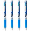 Pentel EnerGel RTX Liquid Gel Pens, Medium (0.7mm), Blue Ink, 4-pk (BL77PF4C)