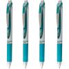 Pentel EnerGel RTX Liquid Gel Pens, Medium (0.7mm), Turquoise, 4-pk (BL77PF4S3)