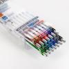 Pentel EnerGel RTX Pearl Liquid Gel Pen, (0.5mm) Needle Tip, Fine Line, Asstd. Ink, 14-Pk Plastic Box