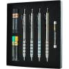Pentel Arts GraphGear 1000 Mechanical Pencil Premium Gift Set with Refill Leads & Erasers (PG1000BXSET)(1 Count (Pack of 6))