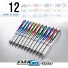 Pentel EnerGel RTX Pearl Liquid Gel Pen, (0.5mm) Needle Tip, Fine Line, Asstd. Ink, 12-Pk