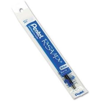 image:imageRefill for Pentel RSVP Ballpoint Pens Medium Blue Ink 2Pack