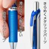 Pentel BL80-C 1.0 Blue Gel Ballpoint Pen EnerGel Ink 10 Pens(1.0 mm Blue Silver Shaft:)