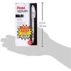 Pentel Ballpoint Pen, Medium Point, 24/PK, Black Ink/Clear Barrel (PENBK91ASWUS)