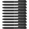 Pentel XBXAC35W Calme Tri-Color Ballpoint Pen, 0.02 inches (0.5 mm), Grayish, White, 5 Pieces(Black Axle_10)
