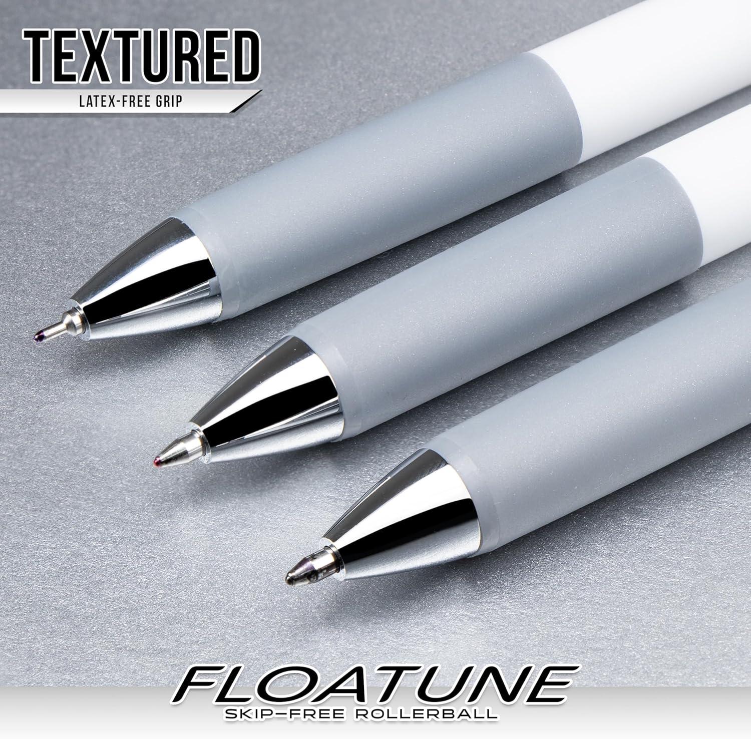 image:imagePentel Floatune Retractable Rollerball 08mm Medium Point Black Ink 5pk BY208PF5ABlack