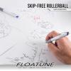 Pentel Floatune Retractable Rollerball, 0.8mm Medium Point, Black Ink, 5-pk (BY208PF5A)(Black)