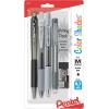 Pentel Color Shades Writing Pack – Pastel Pink (BLBKALZBPP)(Black)