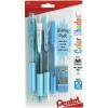 Pentel Color Shades Writing Pack – Pastel Pink (BLBKALZBPP)(Blue)