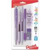 Pentel Color Shades Writing Pack – Pastel Pink (BLBKALZBPP)(Purple)
