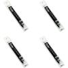 Pentel Refill Ink for BK91 Pentel R.S.V.P. Ballpoint Pen, Medium Line, Black Ink, 2-Pack (BKL10-A), 4 Packs