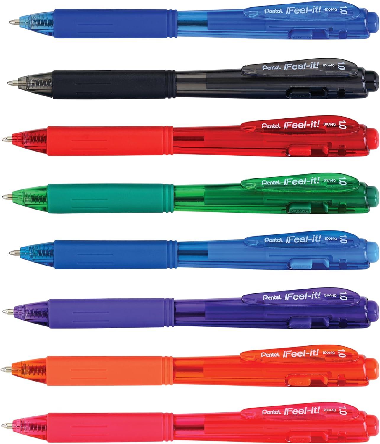 image:imagePentel BX440 Feelit Wow Ballpoint pen 1 mm black 12 pcsBlack