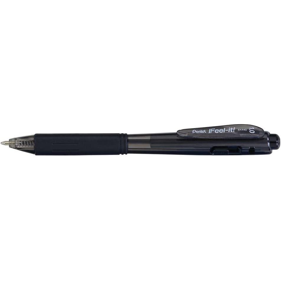 image:imagePentel BX440 Feelit Wow Ballpoint pen 1 mm black 12 pcsBlack