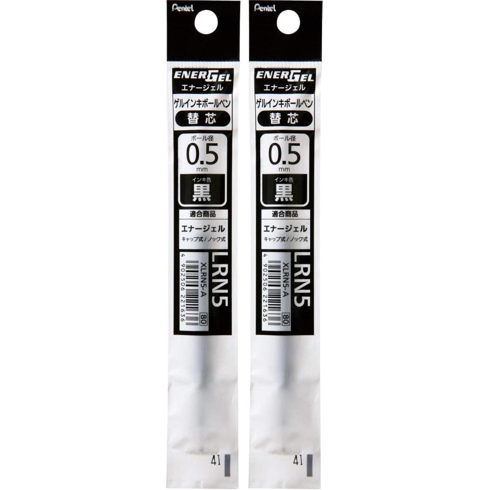 image:imagePentel Gel Ballpoint Pen Refill for Energel X 05mm Needle Tip Red Ink XLRN5BBlack