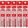 Pentel Ballpoint Pen Refill for Vicuna EX Red (XKBXES7-B) 5 set