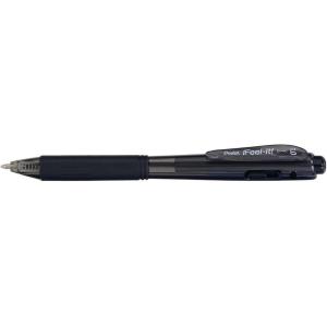 Pentel BX440 Feel-it! Wow! Ballpoint pen 1 mm black 12 pcs(Black)