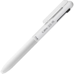 Pentel BXAW355W Calme Multi-Functional Ballpoint Pen, 0.5, Sharp 0.5, Grayish, White