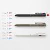 Pentel XBXAC35A Tri-Color Ballpoint Pen, Calme, 0.5mm, Black, 5 Pens