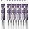 ぺんてる EnerGel Black Colors XLRN5-VA Ballpoint Pen Refill, 0.02 inches (0.5 mm), Bordeaux Black, 10 Pieces