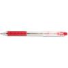 Pentel BK93B R.S.V.P. RT Retractable Ballpoint Pen, 1mm, Clear Barrel, Red Ink, Dozen