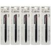 Pentel XBXAC35A Tri-Color Ballpoint Pen, Calme, 0.5mm, Black, 5 Pens