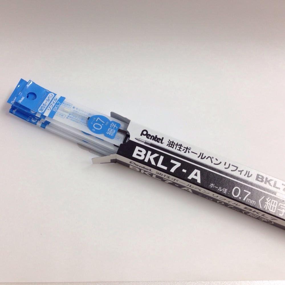 image:imagePentel BKL7A Ballpoint Pen Refill 07 Black Set of 10Black