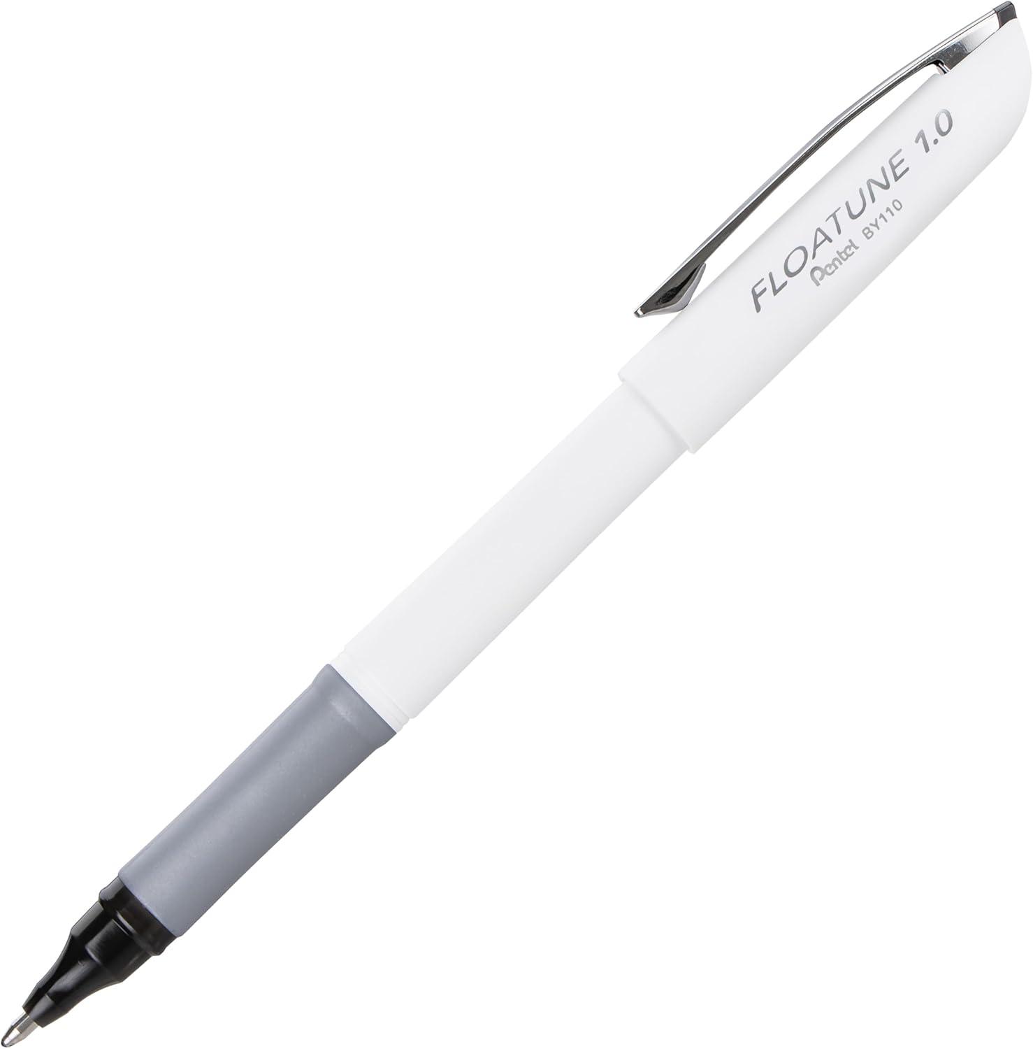 image:imagePentel Floatune Rollerball pen 10mm Bold Point Black Ink Pack of 12 BY110A