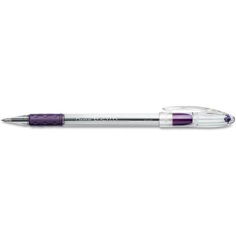 image:imagePentel RSVP Ballpoint Stick Pen Violet Ink Fine Dozen BK90V DMi DZ