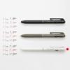 Pentel Calme XBXAW355W Multifunction Ballpoint Pen, 0.5 Sharp, 0.5 Glace, White