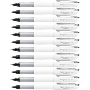 Pentel Floatune Rollerball pen, 1.0mm Bold Point, Black Ink, Pack of 12 (BY110-A)