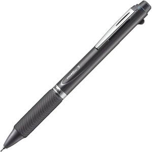Pentel Multi-Color Gel Ballpoint Pen Energel, Black/Red/Blue (XBLC35N)