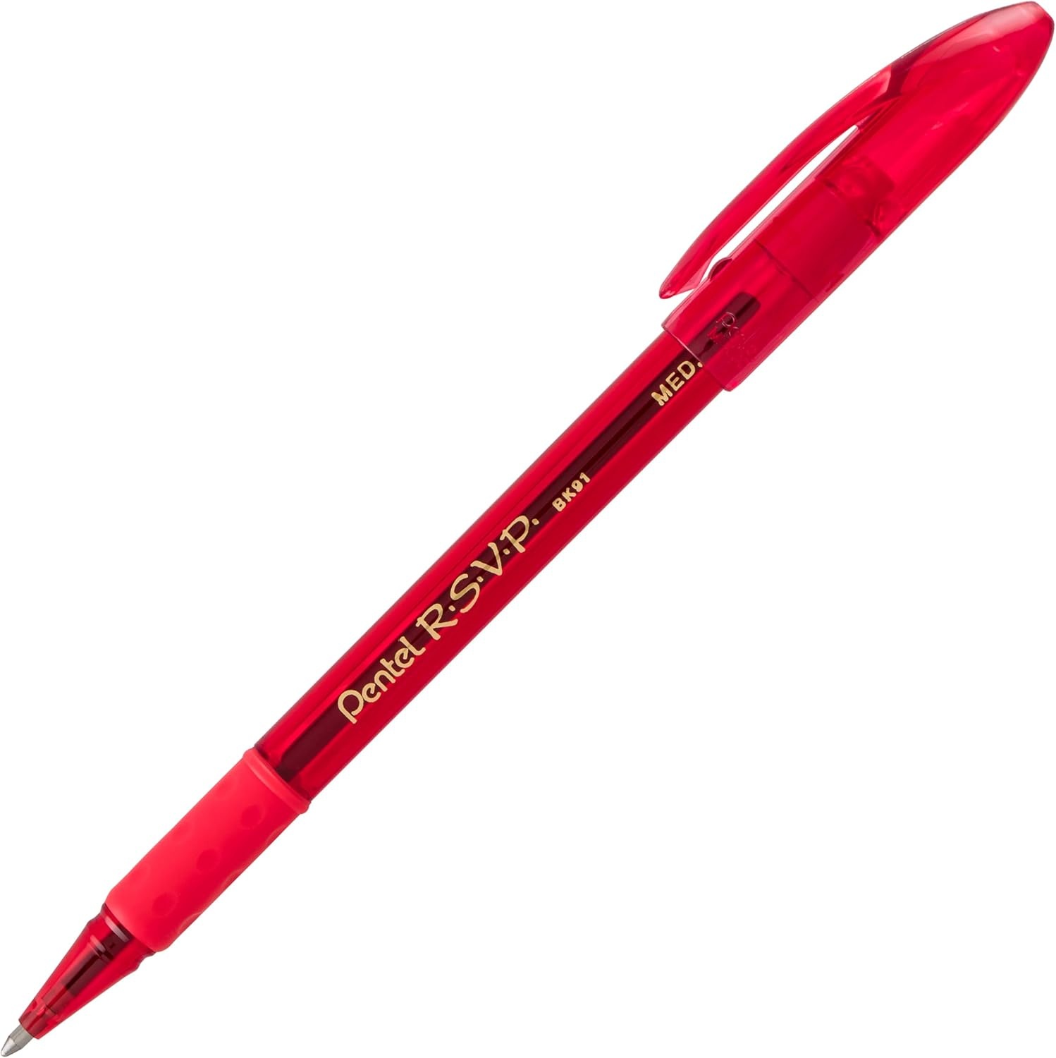 image:imagePentel RSVP Ballpoint Pen10mmMedium LineAssorted Ink BK91CRBP8MPack of 16Multicolor