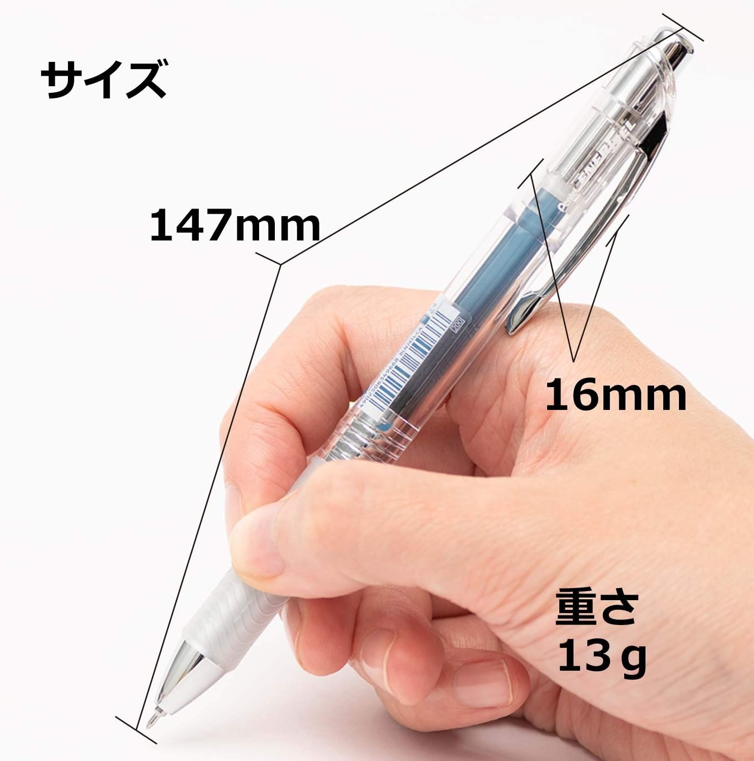 image:imagePentel XBLN74TLCA Gel Ink Ballpoint Pen ENERGEL IN FREE 04 Blue Black 5 Pack